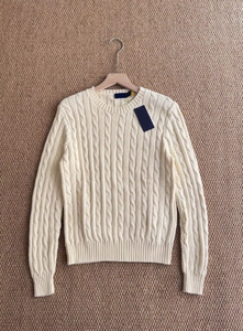 Pull à manches longues RL pour homme, mélange de coton, col roulé, tricoté RL avec logo brodé, pulls Lauren - Product Image 3