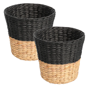 Eco-friendly Water Hyacinth Trash Can, Biodegradable Woven Waste <b>Bin</b>, Natural Wastebasket for Bathroom,Vietnam Wholesale Supply - Product Image 1