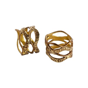 Table Accessories Luxury Napkin <b>Rings</b> <b>Set</b> of 2 Gift <b>Sets</b> <b>Gold</b> <b>Rings</b> For Cloth Napkin Tissue Holder Tableware Use Wedding Decor - Product Image 1