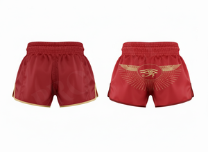 Pantalones Cortos de Entrenamiento de Artes Marciales y Kickboxing para Hombre, de Cintura Alta, con Diseño Personalizado Bordado, en Satén, Estilo Moderno - Product Image 6