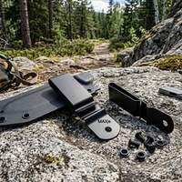 Ensemble de clips à ressort métalliques KYDEX K-Sheath avec vis - Accessoires pour étui - Pince de transport universelle IWB