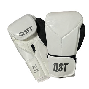 Gants de boxe en cuir synthétique PU 12oz 14oz avec fermeture auto-agrippante pour soutien du poignet, respirants, logo personnalisé OEM, vente en gros - Product Image 5