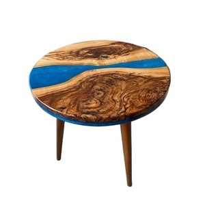 Custom Live Edge <b>Epoxy</b> Resin River Dining <b>Table</b> Solid Wood Luxury Furniture Manufacturer - Product Image 1