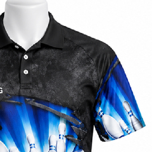 <b>Bowling</b> Polo <b>Shirt</b> Custom Logo Moisture Wicking Breathable Sportswear For <b>Bowling</b> Training Competition Use Oem Odm Bulk Supplier - Product Image 2