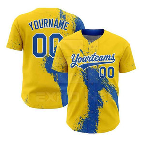 เสื้อเบสบอลพิมพ์ลายดิจิทัลคุณภาพสูง ระบายอากาศได้ดี ผลิตจากโพลีเอสเตอร์ 100%  ออกแบบโลโก้ได้ตามต้องการ น้ำหนักเบา เหมาะสำหรับกีฬา - Product Image 3