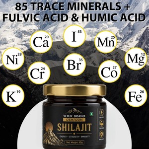Himalayan shilajit เรซิ่นภูเขา100% เรซิน shilajit ธรรมชาติที่อุดมไปด้วยสารต้านอนุมูลอิสระจากธรรมชาติและแร่ธาตุ85 + - Product Image 3