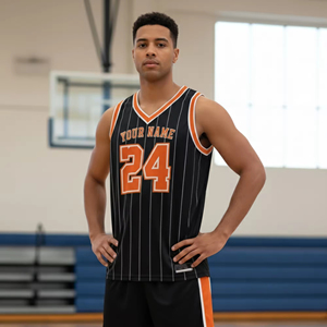 Nuevo Uniforme de Baloncesto de Verano, Sublimado, con Cuello en V, Diseño Personalizado, 100% Poliéster, Transpirable, Ligero, Tallas Grandes, Protección UV - Product Image 5