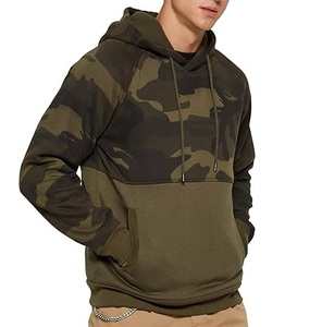 Fashion Embroidered Camo Hoodie Pullover Hunting Hiking Jungle Hoody Mens Oversized Bottomland Drop Shoulder Camouflage Hooded - Product Image 3