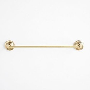 ราวแขวนผ้าขนหนูทองเหลืองขัดเงาอย่างดี ติดผนัง สำหรับห้องน้ำ โรงแรม บ้านพักอาศัย อุปกรณ์ตกแต่งห้องน้ำระดับพรีเมียม - Product Image 2