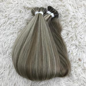 Venta al por mayor Cabello humano Natural recto K Tip V Tip Extensiones de cabello de queratina Extensiones de cabello humano Keratin Style Time Pcs - Product Image 5