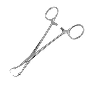 Pinzas de acero Roeder para huesos pequeños con pinza perforadora, utilizadas para sujetar toallas, paños quirúrgicos y tejidos. - Product Image 5