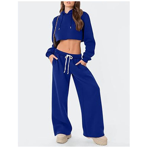 Pantalon de jogging ample et respirant pour femme, 100 % coton, avec bas élastique et logo sérigraphié - Product Image 6