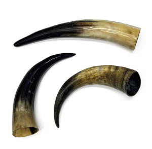 Modern Buffalo Horn Decorative Mirror Polished Showpieces Home <b>Decoration</b> Pieces Crafts Hot Sale - Product Image 1