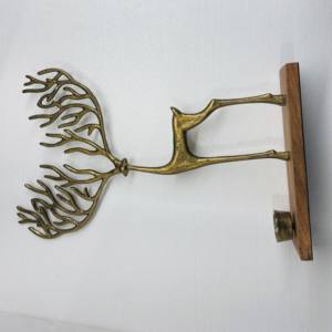 Sculpture Artisanale Métallique Verticale Élégante Renne, Faite à la Main, Design Moderne, Écologique, Forme Personnalisée, pour Table de Mariage et Décoration Intérieure - Product Image 6