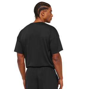 Camiseta Blanca de Manga Larga para Hombre, Estampada, 100% Algodón Jersey, Transpirable, Antiarrugas, Corte Holgado, Estilo Casual Urbano Hip Hop - Product Image 2