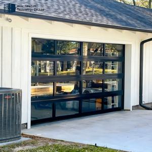 Portes de <span class=keywords><strong>garage</strong></span> en verre horizontales extérieures 72x80 de qualité commerciale, directement de l'usine, pour les maisons - Product Image 3