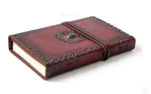 Mandala Design Leather Journal – Embossed Vintage Diary <b>Notebook</b>, Travel Writing Journal, Spiritual Sketchbook Gift - Product Image 2