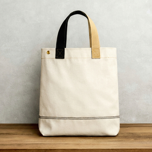 Bolsas de Compras de Lona de Algodón Reciclado con Logotipo Personalizado en Color, Bolsas de Tela de Algodón Impresas, Bolsas de Lona con Cierre para Compras - Product Image 1