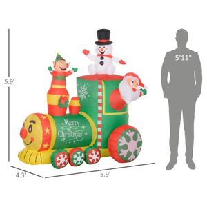 Inflatable Outdoor Holiday Yard Decorations Festive Christmas Design for Your Home - Product Image 2