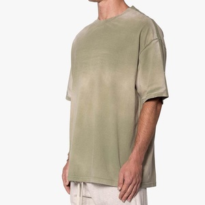 T-shirt Homme Respirant en Coton Tricoté 100% Écologique, Col Rond, Broderie et Impression de Logo, 180 Grammes, Surdimensionné, Vente en Gros OEM - Product Image 3