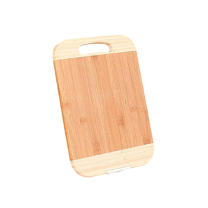 Planche à découper en bambou naturel écologique avec poignée, planche de cuisine durable pour légumes, viande et fromage - Product Image 2