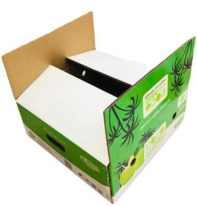 Boîte personnalisable en carton ondulé 5 couches, matériaux recyclés, revêtement UV imperméable double face, qualité alimentaire, fabriquée au Vietnam, en fibre de coco - Product Image 4