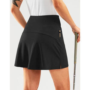 Wholesale Hot Sale Womens Skirts <b>Mini</b> Pleated Skirt High Waist Leather Genuine Sheepskin Skirt For Women Quick Dry Golf Skirt - Product Image 2