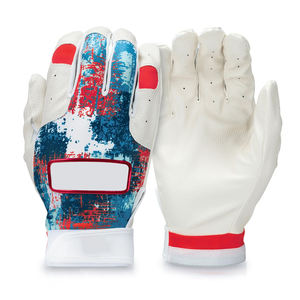 Gants de baseball en cuir véritable unisexes de qualité supérieure, sublimation, confortables, pour adultes, pour le softball et les sports. - Product Image 1