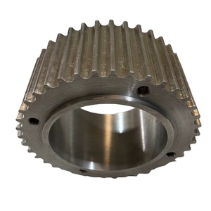 HTD 40T 8M HTD Idler Bearing Timing <b>Pulley</b> 28MM Belt Width Customized OEM Blackodised Anodised Aluminium Material Flange Fit - Product Image 1