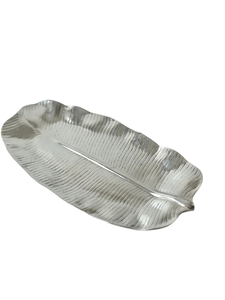 Plateau de service de luxe en aluminium avec surface texturée artisanale pour présentations hôtelières - Product Image 3