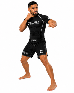 ชุดแรชการ์ดและกางเกง MMA แบบกำหนดเอง ชุด BJJ No Gi ชุดต่อสู้แบบรัดรูป แห้งเร็ว ระบายความร้อนด้วยเทคโนโลยี Heat-Transfer ป้องกันรังสียูวี UPF50+ ผลิตจากโพลีเอสเตอร์/ไนลอนที่เป็นมิตรต่อสิ่งแวดล้อม - Product Image 6