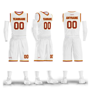 Ensemble d'uniformes de basketball pour hommes adultes, personnalisable, en polyester, certifié BSCI, vente en gros, impression couleur, grandes tailles, séchage rapide - Product Image 1