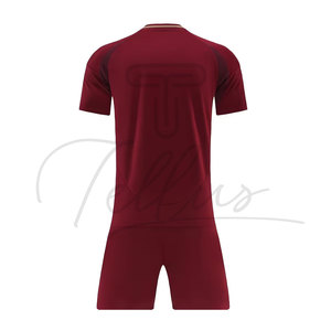 2026 High Quality Soccer Uniform Polyester Made Round Neck Soccer Jersey With Shorts Football Uniform With Customized Team <b>Name</b> - Product Image 2