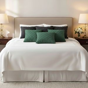 SOGA 6PC 45cm Forest Green Diamond and Charcoal Grey <b>Cable</b> <b>Knit</b> Decorative & <b>Throw</b> Pillow Covers Set - Product Image 4