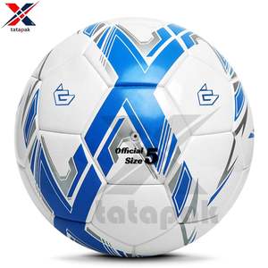 Balones de Fútbol Personalizados con Logotipo de TATA PAK INDUSTRIES, de PVC y TPU, Duraderos, Unisex, para Adultos, para Entrenamiento Profesional en Exteriores y Partidos de Equipo - Product Image 2