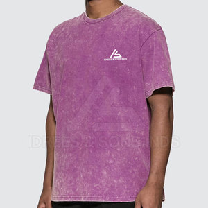 T-shirt à manches courtes pour homme, nouveau design, effet délavé à l'acide, dernière collection, couleur personnalisée, t-shirt délavé à l'acide - Product Image 2