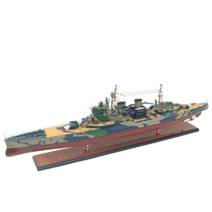Modèle de bateau en bois HMS Renown de qualité supérieure |   Meilleur prix pour le croiseur de bataille de la Royal Navy |   Meilleurs bateaux en bois artisanaux |   Décoration de bateau de luxe - Product Image 1