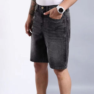 Último Diseño, MOQ Bajo, Shorts de Mezclilla Ecológicos con Bordado, Lavados, Personalizados, Estilo Urbano de Verano, Diseño Vintage, para Hombre, de Algodón - Product Image 2