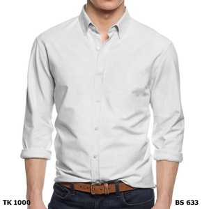 Camisa de Diseño Patchwork Formal e Informal para Hombre, Manga Larga, Cierre de Botones, 100% Algodón, Color Sólido, Otoño - Product Image 3