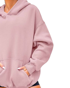 Sweat à capuche pour femme Solid Trader, texture premium, isolé, chaud, élégant, décontracté, silhouette moderne - Product Image 2
