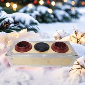 Frigo Portatile Multifunzione Vintage con Caricatore Wireless Veloce per Auto, Raffreddamento e Riscaldamento per Bevande, Birre e Ghiaccio - Product Image 1