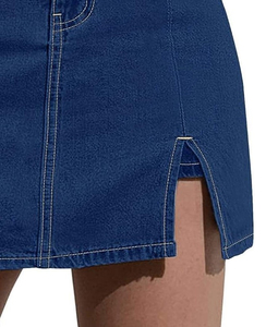 Casual High Waist Denim Skirt for Ladies Daily Wear Comfortable Fit Fashion Wholesale Women Demin Skirt in Competitive Price - Product Image 3