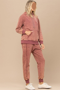 Sudadera con Capucha Estampada al Ácido, Venta al por Mayor, Estilo Vintage, Oversize, Personalizada para Mujer, Sudadera con Capucha Lavada al Ácido, Totalmente Personalizable - Product Image 3