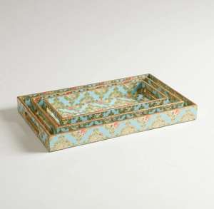 Nouveau Plateau de Service en Bois Poli Écologique de Haute Qualité, Forme Personnalisée, Thème Bouddhiste, avec Poignées - Product Image 4