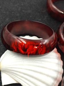 Pulseras Kada de Resina Gruesa Hechas a Mano, Brazaletes Anchos de Moda, Accesorios de Joyería para Mujer de la India - Product Image 4