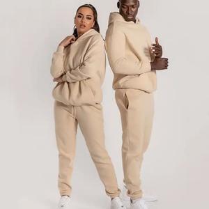 Nuevo Conjunto Deportivo de Invierno para Hombre 2026, Corte Regular, 100% Algodón, con Capucha, Logotipo Personalizado, Ropa Deportiva Urbana, Forro Polar, para Correr - Product Image 2