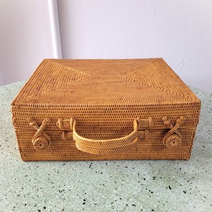 Maleta de diseño de ratán de la más alta calidad, con tapa, para almacenamiento, al precio más bajo. - Product Image 1
