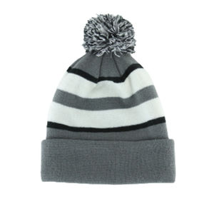 Bonnet cache-oreilles décontracté unisexe en acrylique 100 % avec broderie 3D et motif uni, doublure polaire, modèle Syh983, vente en gros sur mesure - Product Image 1