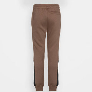 Ensemble de survêtement unisexe marron à capuche, couleur unie, en coton, longueur intégrale, décontracté, pour l'automne, avec poches latérales et fermeture à cordon - Product Image 4