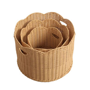 Premium Rattan Basket Handmade Natural <b>Storage</b> Organizer Best Seller Eco Friendly Home Decor Multi Use Supplier - Product Image 3